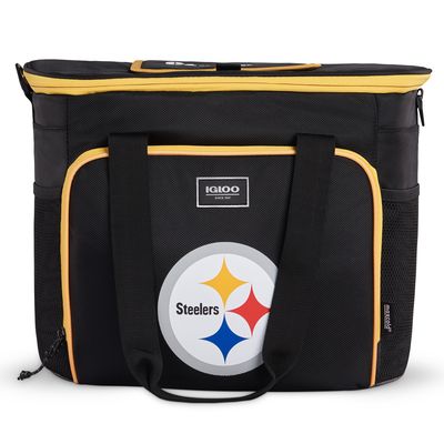 IGLOO Black Pittsburgh Steelers 28-Can Tote Cooler