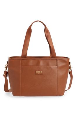 IGLOO Luxe Insulated Cooler Tote in Cognac
