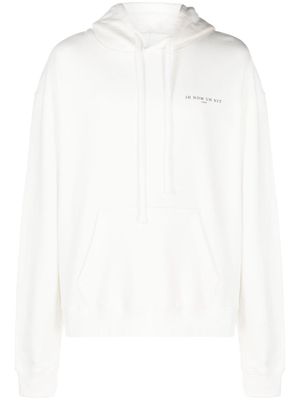 Ih Nom Uh Nit Chicago logo-print hoodie - White