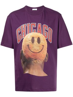 Ih Nom Uh Nit Dennis Rodman graphic-print T-shirt - Purple