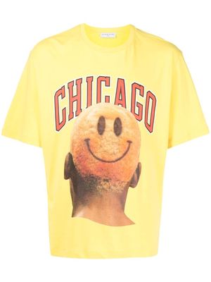 Ih Nom Uh Nit Dennis Rodman graphic T-shirt - Yellow