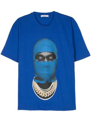 Ih Nom Uh Nit face-print T-shirt - Blue