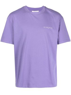 Ih Nom Uh Nit Future Archive logo-print T-shirt - Purple