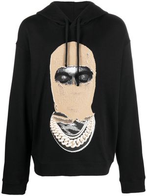 Ih Nom Uh Nit graphic-print pullover hoodie - Black