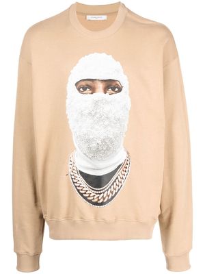 Ih Nom Uh Nit graphic-print sweatshirt - Brown