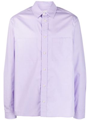 Ih Nom Uh Nit logo-print cotton shirt - Purple