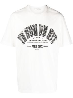 Ih Nom Uh Nit logo-print cotton T-shirt - Neutrals