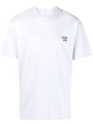Ih Nom Uh Nit logo-print jersey T-shirt - Blue