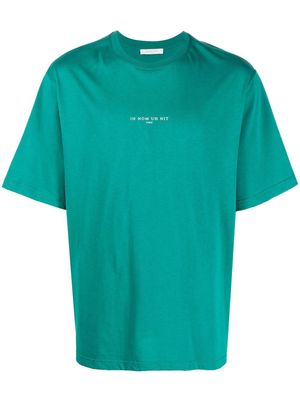 Ih Nom Uh Nit logo-print short-sleeve T-shirt - Green