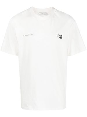Ih Nom Uh Nit Love All graphic-print T-shirt - White