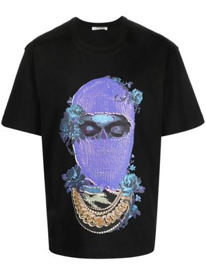 Ih Nom Uh Nit Mask Roses cotton T-shirt - Black