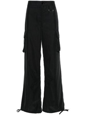 Ih Nom Uh Nit straight-leg cargo trousers - Black
