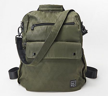 IHKWIP Convertible Backpack with Removable Cosmetic Pouch