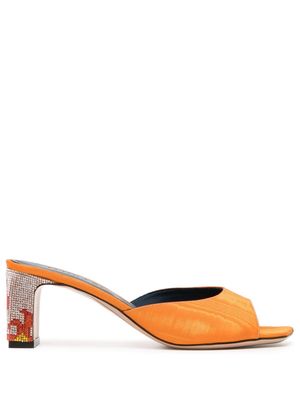 iindaco Ade 65mm leather sandals - Orange