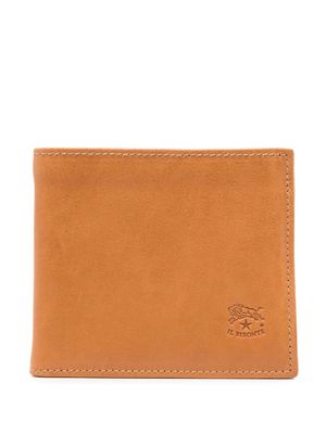 Il Bisonte bi-fold calf leather wallet - Brown