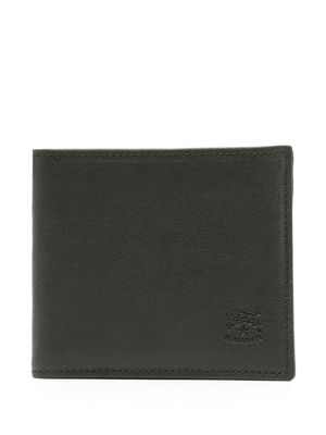 Il Bisonte bi-fold calf leather wallet - Green