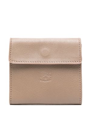 Il Bisonte bi-fold leather wallet - Neutrals