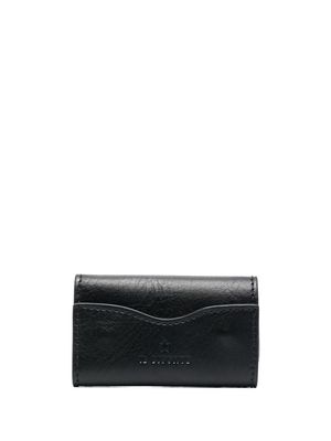 Il Bisonte debossed-logo key-chain wallet - Black