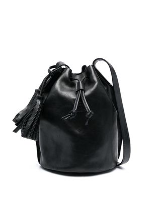 Il Bisonte Silvia leather bucket bag - Black
