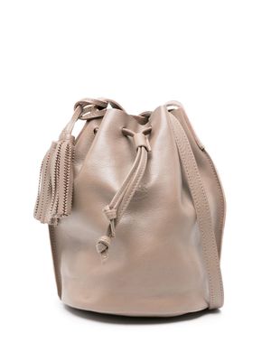 Il Bisonte Silvia leather bucket bag - Neutrals