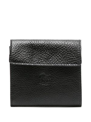 Il Bisonte tri-fold leather walltet - Black