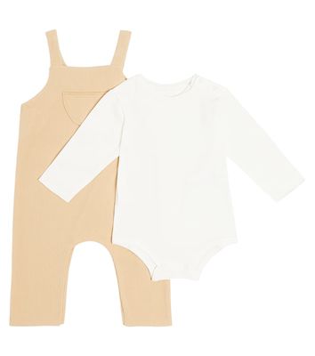 Il Gufo Baby bodysuit and overalls set