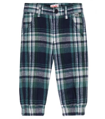 Il Gufo Baby checked cotton flannel pants