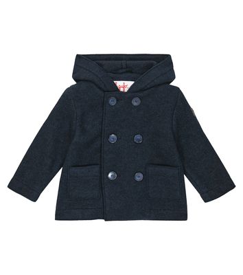 Il Gufo Baby double-breasted hooded coat