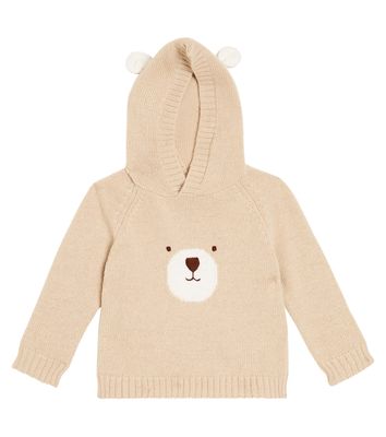 Il Gufo Baby printed virgin wool hoodie