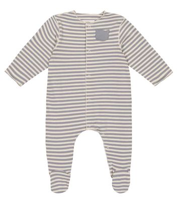 Il Gufo Baby striped cotton onesie