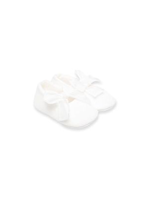 Il Gufo bow-detail ballerina shoes - White