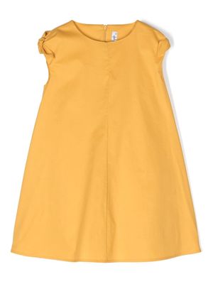 Il Gufo bow-detailing dress - Yellow