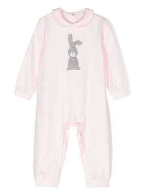 Il Gufo bunny-patch jersey jumper - Pink