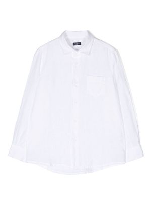 Il Gufo button-fastening linen shirt - White