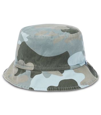 Il Gufo Camouflage cotton-blend bucket hat