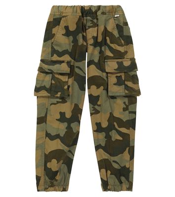 Il Gufo Camouflage cotton-blend cargo pants