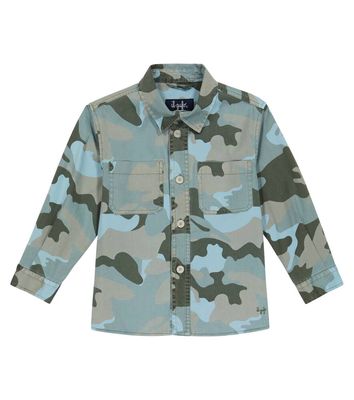Il Gufo Camouflage cotton-blend jacket