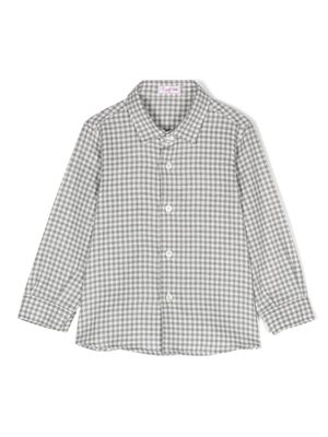 Il Gufo check-print button-up shirt - Grey