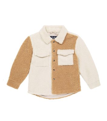 Il Gufo Colorblocked teddy jacket
