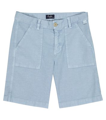 Il Gufo Cotton and linen Bermuda shorts