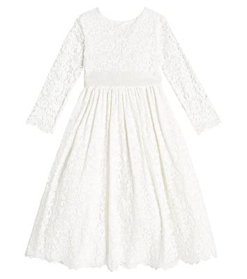 Il Gufo Cotton-blend lace dress