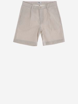 Il Gufo Cotton Short Pants With Striped Pattern