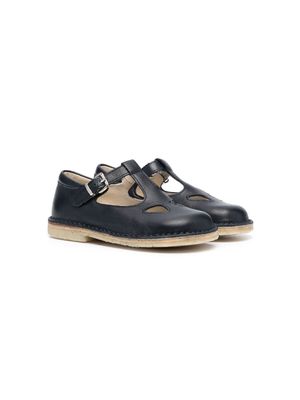 Il Gufo cut-out leather ballerinas - Blue