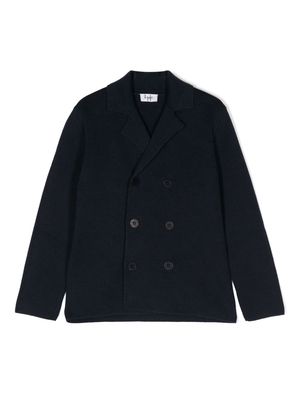 Il Gufo double-breasted knitted blazer - Blue