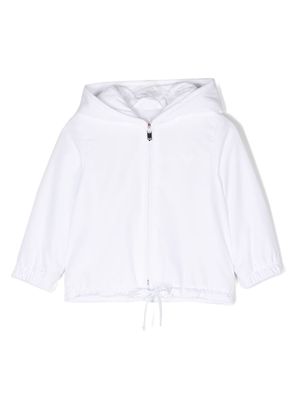 Il Gufo drawstring-hem long-sleeved jacket - White