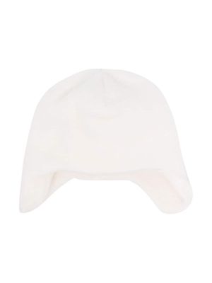 Il Gufo ear-flap faux-shearling hat - White
