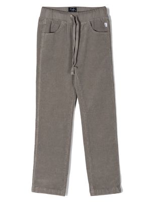 Il Gufo elasticated corduroy trousers - Grey