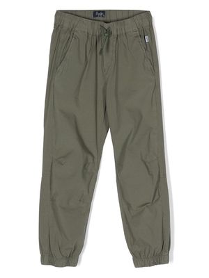 Il Gufo elasticated-drawstring track pants - Green