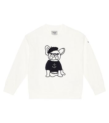 Il Gufo Embroidered cotton sweatshirt