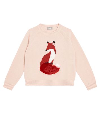 Il Gufo Embroidered virgin wool sweater